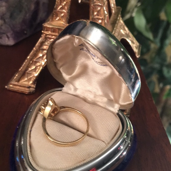 14k Gold Ruby & Diamond cocktail ring - Picture 9 of 9